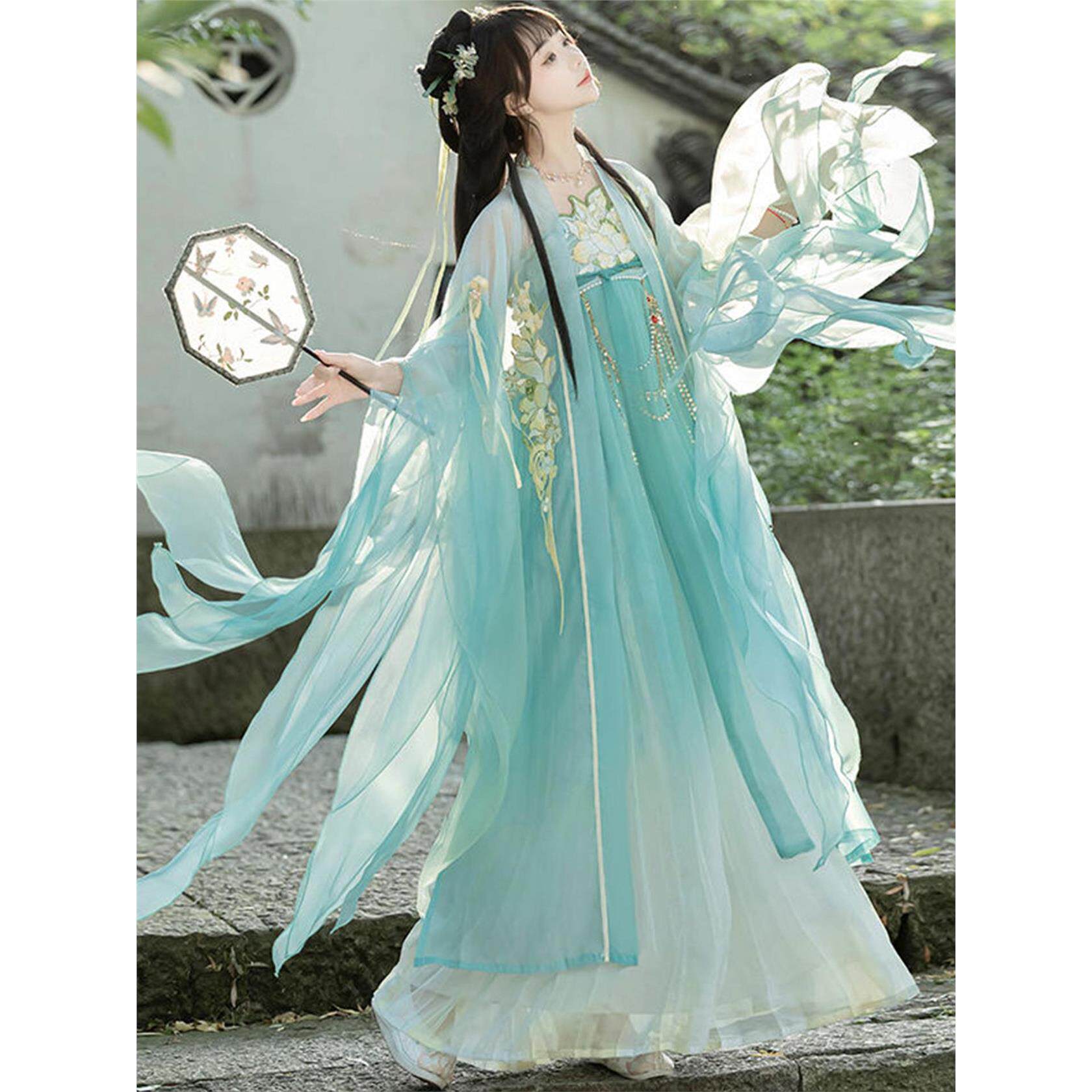 Original Hanfu women's 2026 new chest-length clothing
