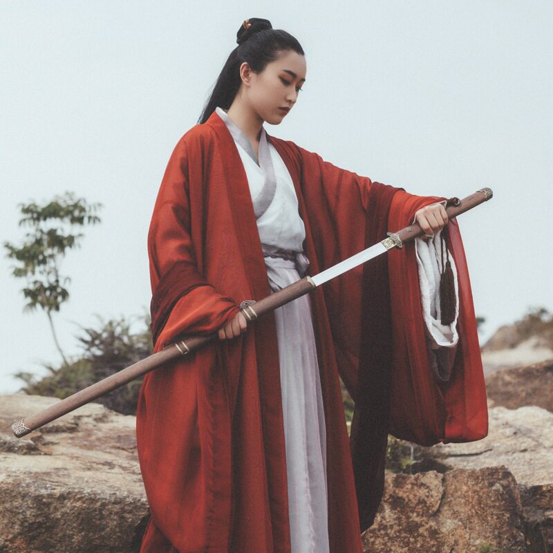 Spring and Autumn waist-length Wei and Jin style women's Hanfu
