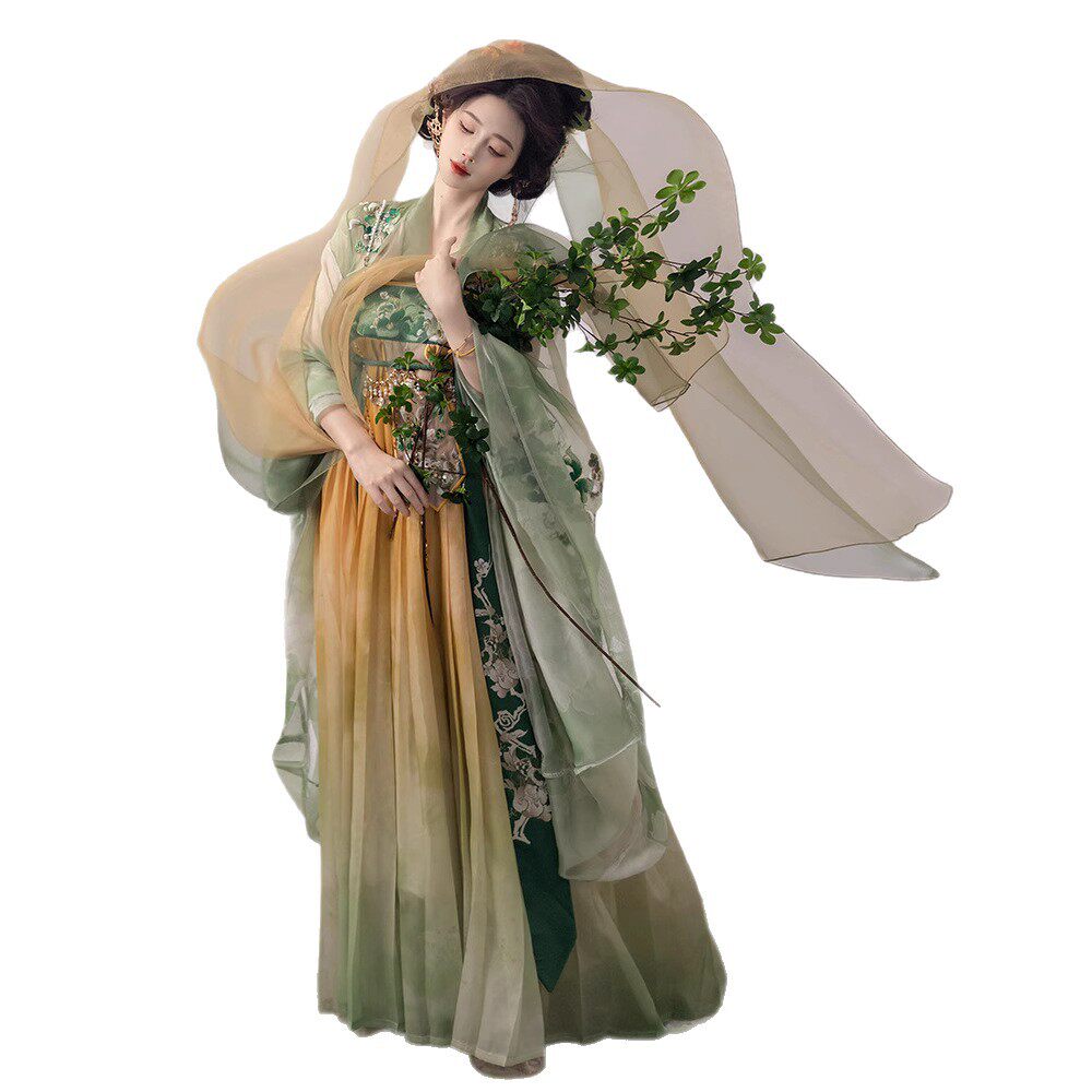 Original Hanfu women's embroidery made in China and Tang Dynasty