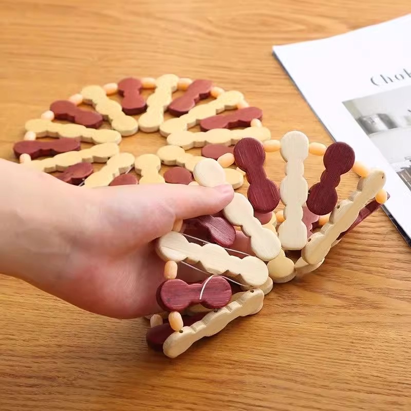 竹子隔热垫大号砂锅垫防烫餐桌垫子厚餐垫碗垫盘垫杯垫耐高温桌面 - 图2