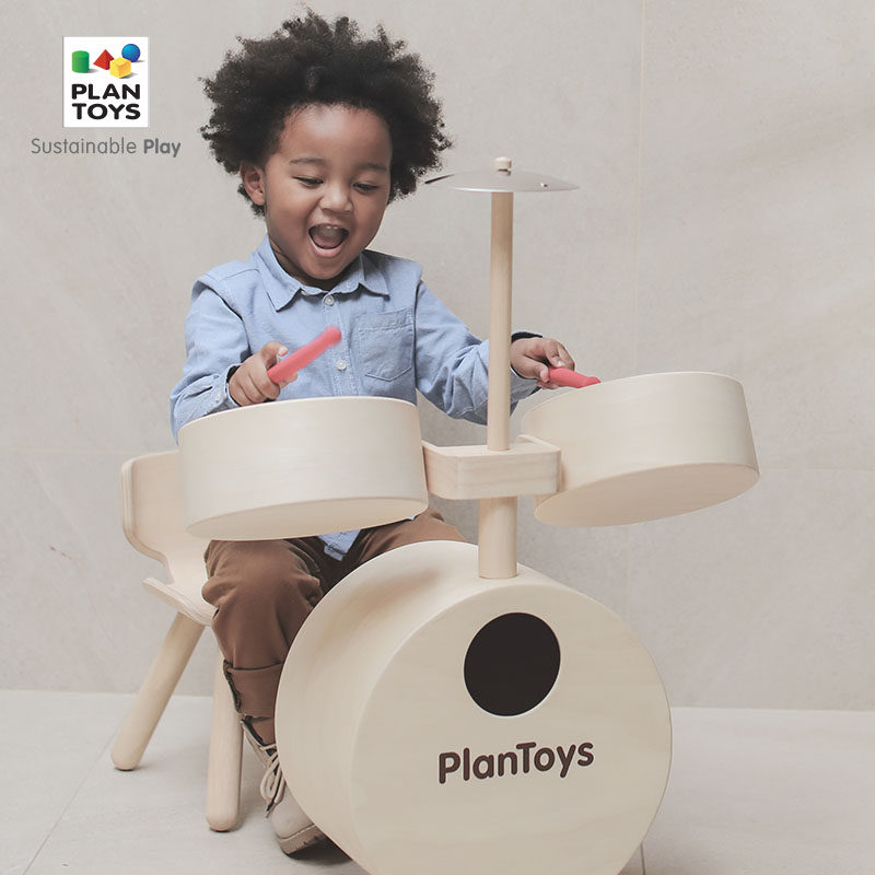 【21年新品】进口plantoys音乐玩具 plantoys玩具架子鼓