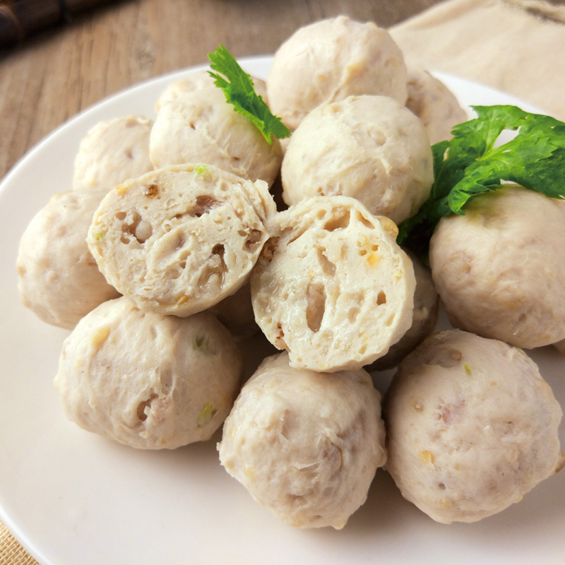 Si Hai Fish Balls Hong Kong Famous Brand Freshly Packed Pork Balls