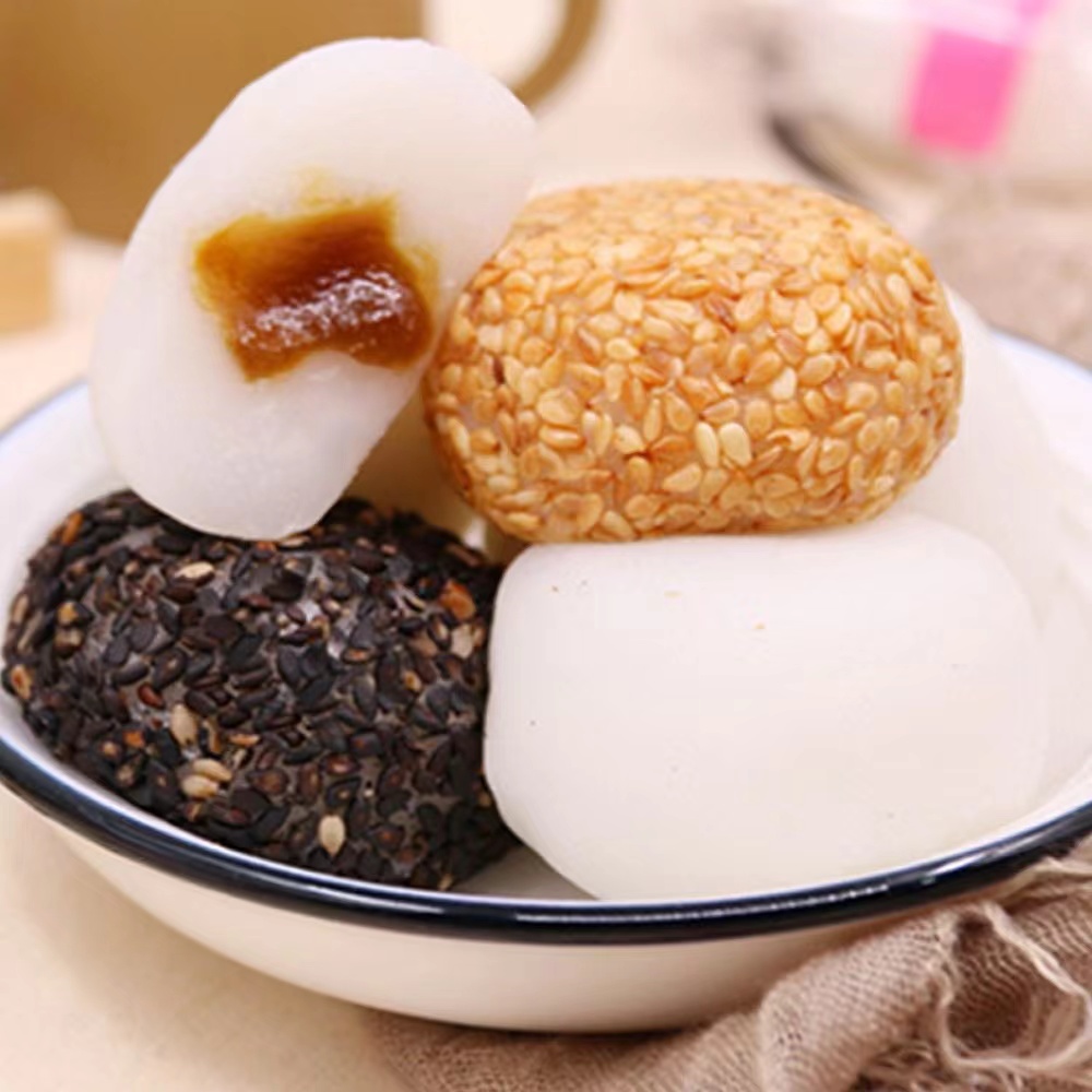 爆浆麻薯团子糯米糍传统糕点干吃汤圆独立装办公休闲零食点心农场