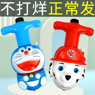 陀螺玩具发光音乐旋转卡通电动闪光灯光男孩2女3岁六一儿童节礼物 - 图2