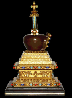 慧宝如来八塔佛堂桌面摆件