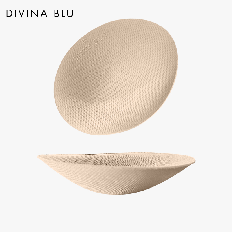 DIVINA BLU瑜伽服胸垫插片运动文胸片上薄下厚立体弹力透气棉感 - 图0