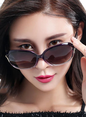 帕尼曼偏光太阳眼镜女ins墨镜大框圆脸显瘦同款蝴蝶结防紫外线开