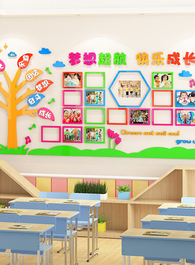 伍佰会幼儿园相框贴亚克力