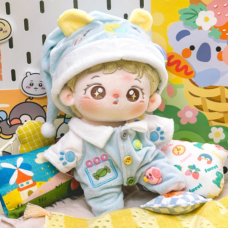 20cm娃衣小熊睡衣现货棉花娃娃衣服10cm公仔换装衣服正版原创可爱,淘宝优惠券,粉丝福利购,淘宝优惠卷