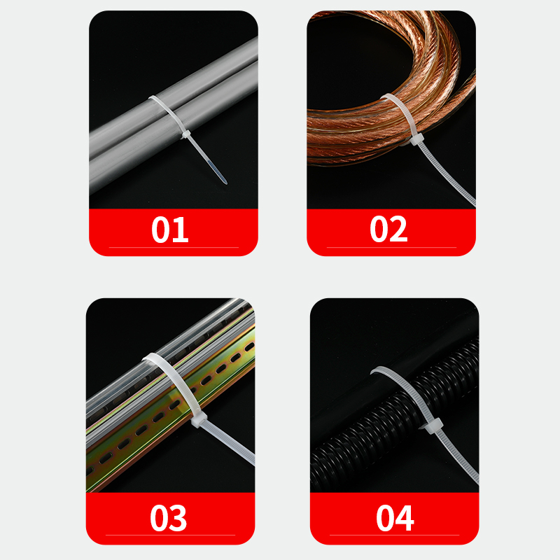 Industrial grade nylon ties are comfortable and comfortable
