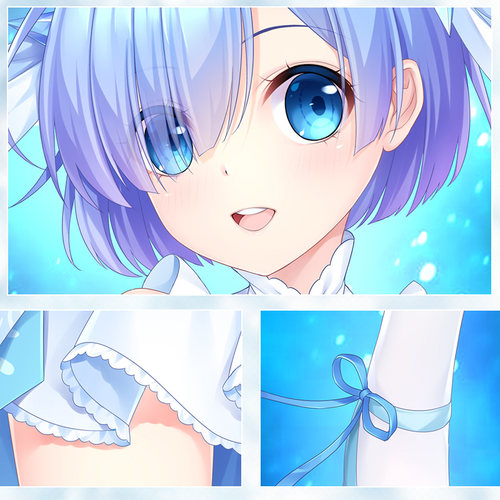 Hmakura从零开始异世界生活蕾姆等身抱枕雷姆动漫周边等人靠枕头 - 图1