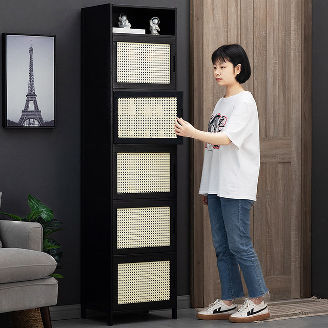 The door of Tianzhi Hongzhu shoe cabinet is simple and easy to use in home shoe rack