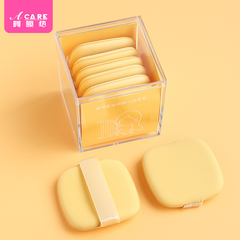 粉扑/饼干A1P243-易上手同款双面粉底扑黄油气垫干湿两用粉饼海 - 图0
