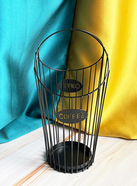 直销创意铁艺咖啡胶囊收纳架子餐厅厨房卧室摆件咖啡厅酒吧定制