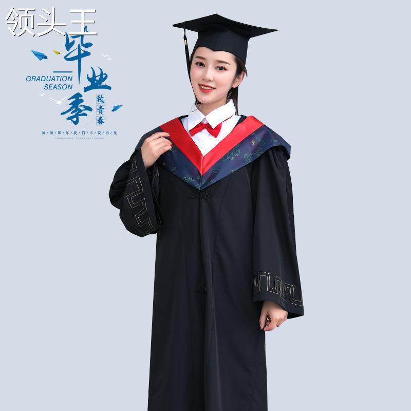 学士服毕业礼服文科工科中大学生硕博士学位服成人毕业演出照_虎窝淘