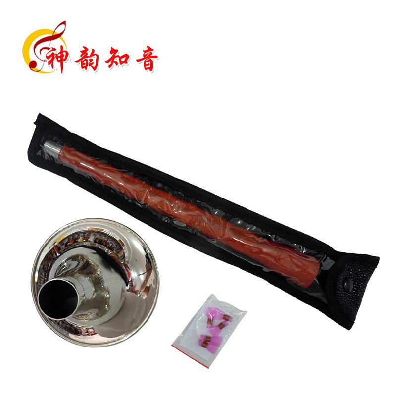 知音锣鼓红木D调唢呐 乐器 厂家直销 送配件 哨片 锁呐