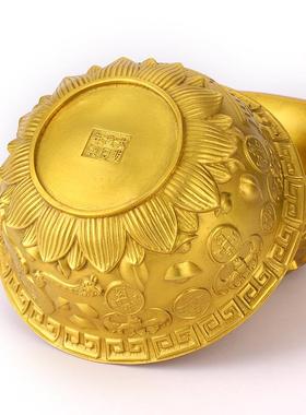 聚宝盆摆件铜盆客厅店铺装饰工艺开业礼品