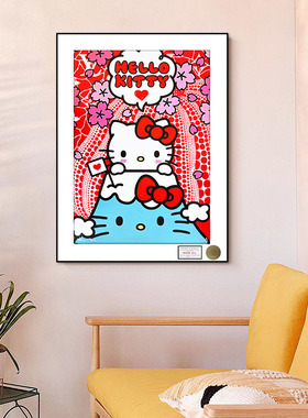 deathnyc限量版画Kitty猫装饰画