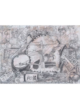 大纬 签名限量版画 动漫卡通客厅卧室潮流挂画墙画 潮流艺术版画