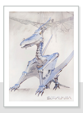 空山基2G个展限定翼龙海报