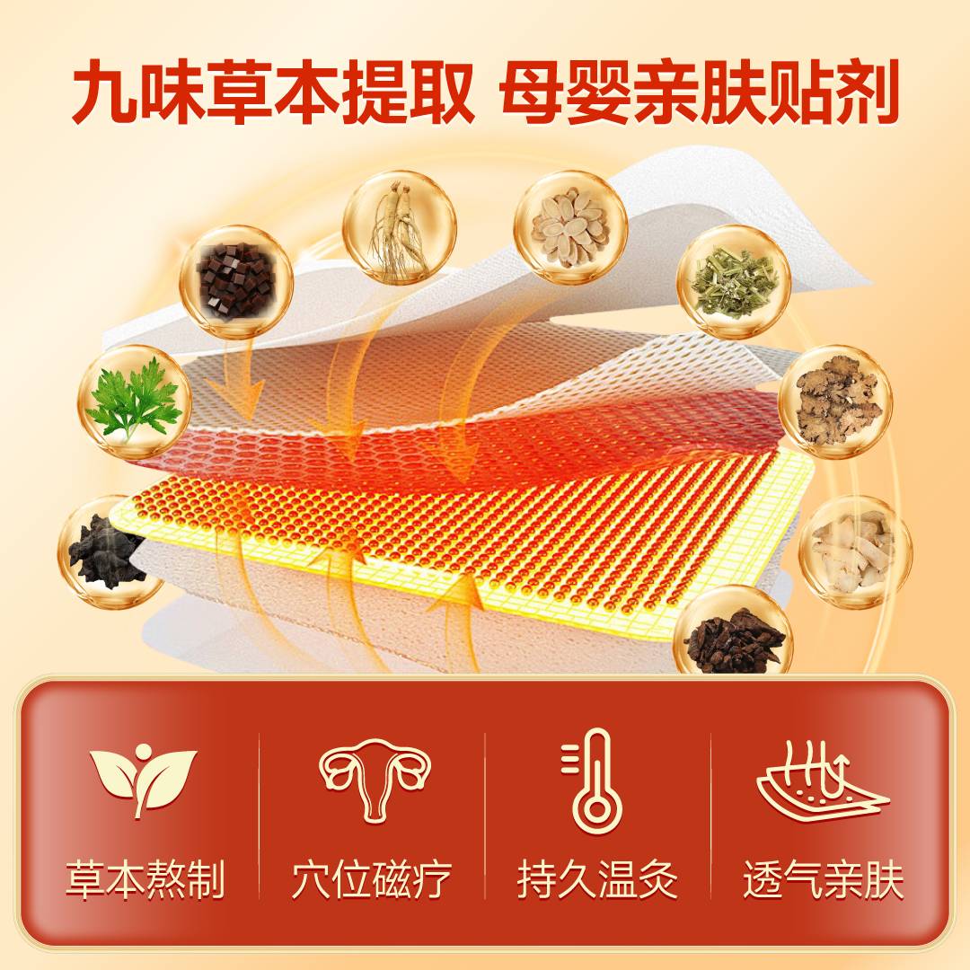 弘善庆堂远红外痛经暖宫贴调经艾草大号暖宫贴大姨妈宫寒月经不调