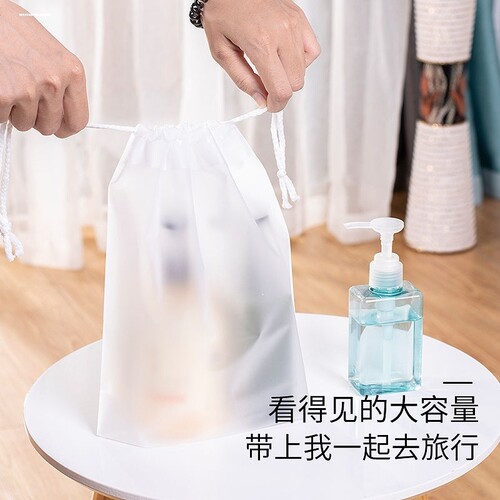 脏衣服收纳袋健身脏衣袋防水袋内衣装衣袋旅行湿衣服束口鞋子抽绳 - 图1