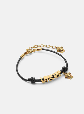 【新品】VERSACE/范思哲 女士Versace皮革手链