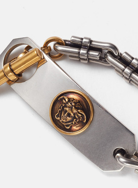 【秀场同款】VERSACE/范思哲 男士Sigillo手链