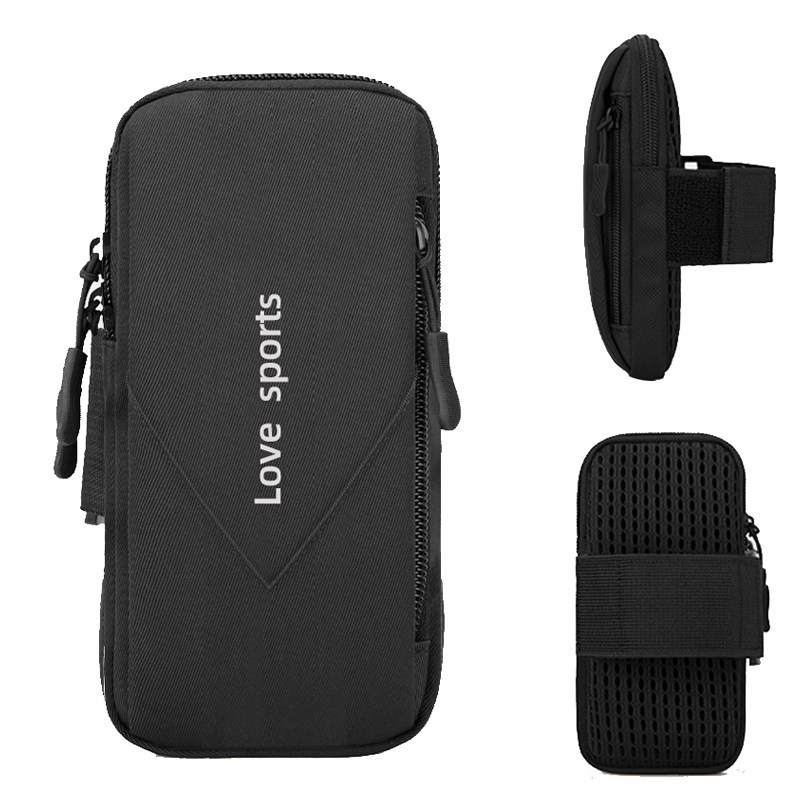 Running mobile phone arm bag for men and women universal fitness arm bag arm strap waterproof wrist bag sports mobile phone case