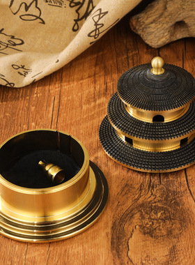 天坛香炉锌合金中式摆件家居室茶道客厅香薰仿古炉家用上香摆设