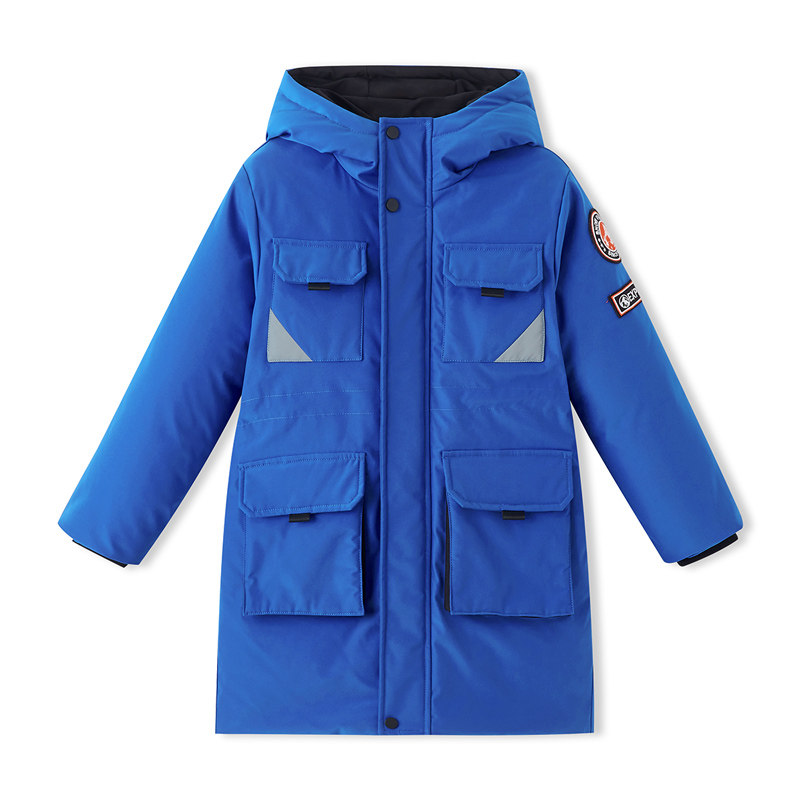 雪中飞kids童装男童中长款冬羽绒服 雪中飞kids童装羽绒服