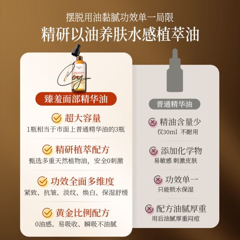 面部精华油紧致抗皱抗初老淡化细纹屏障修复护按摩刮痧玫瑰精华液,淘宝优惠券,粉丝福利购,淘宝优惠卷