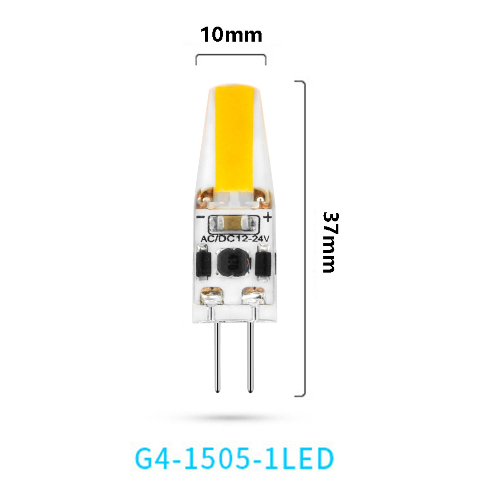 G4 LED插脚灯珠蓝宝石COB 2W 3WADC12V 24V调光替换卤素灯泡包邮 - 图2