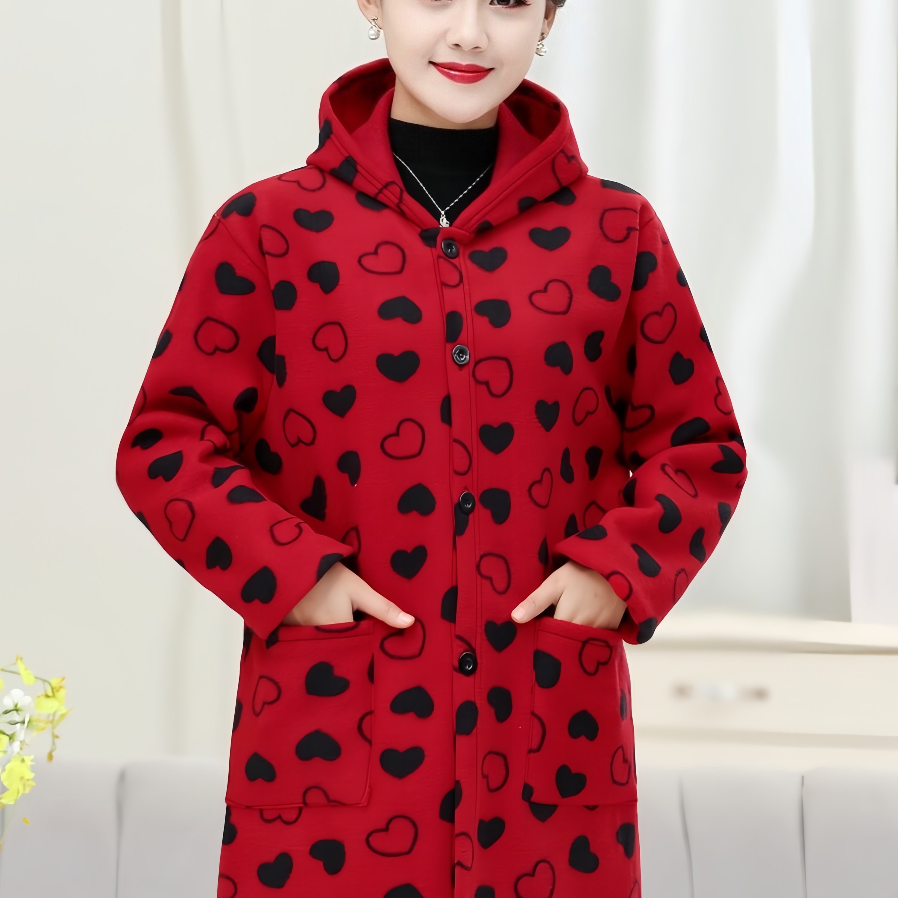 四川省服法兰绒罩衣成人长袖加绒加厚护衣珊厨房绒瑚工作服围裙,淘宝优惠券,粉丝福利购,淘宝优惠卷