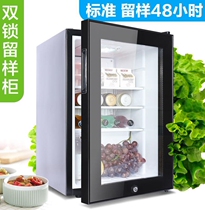 Refreshing Commercial Refrigerated Food Retention Special Cabinet Kindergarten Small Fridge Small Drinks Home Freezer With Lock