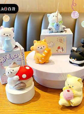 百茂原创喵须小口袋摆件