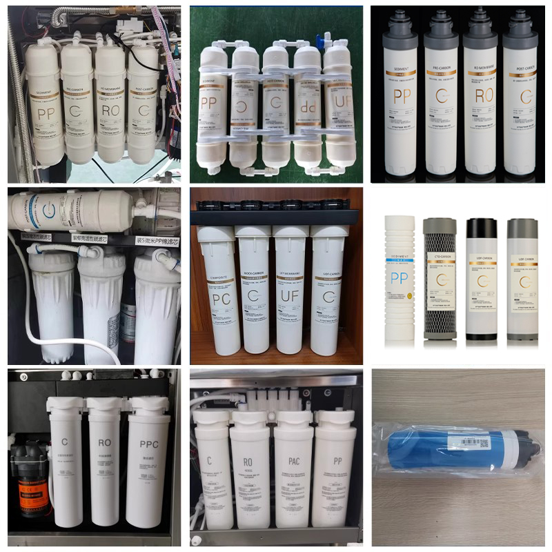 10寸15寸平口韩式快接滤芯净水器超滤膜UF/PP/C/CTO后置炭棒通用 - 图0