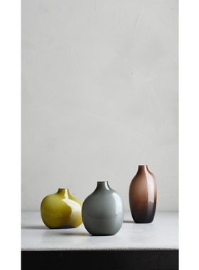 KINTO SACCO VASE GLASS 花瓶 revolve小众新款 棕色