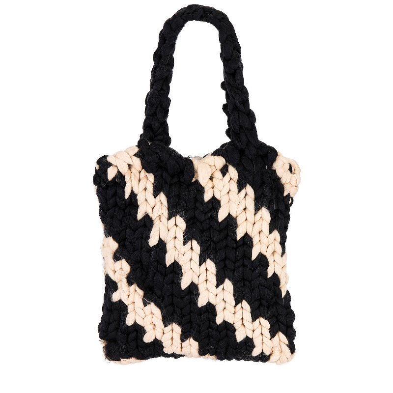 Hope Macaulay Diagonal Colossal Knit Tote Bagrevolve时尚小众 - 图0