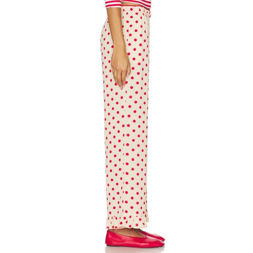 Lisa Says Gah LIORA 褶饰长裤 象牙白 美式休闲风REVOLVE小众新 - 图1