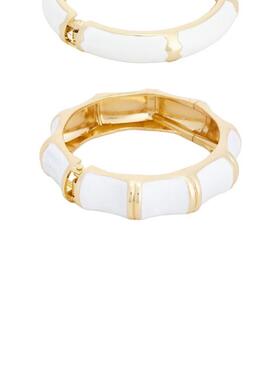 petit moments ENAMEL 手镯 revolve小众新款 白色