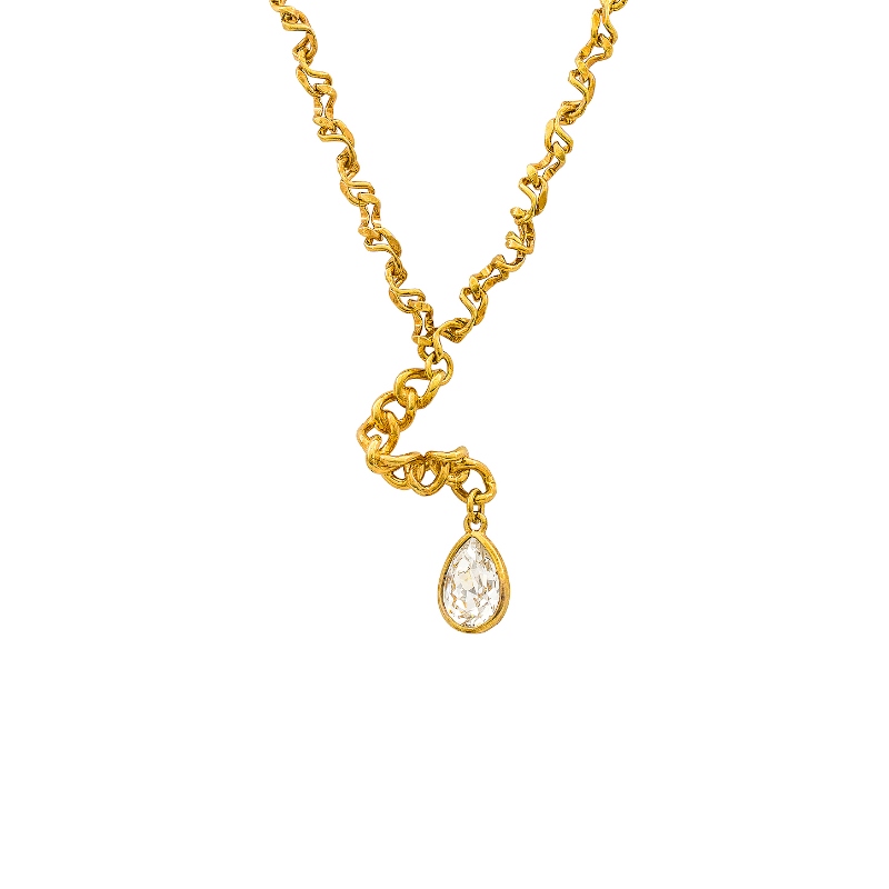 Sterling King Warp Chain Pendant Necklacerevolve时尚小众新款 - 图0