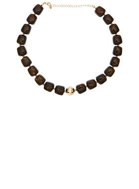 Epifene Chunky Brown Resin Beaded Necklace 26春夏新品 revolv