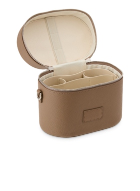 ETOILE COLLECTIVE OVAL TOILETRY CASE 化妆包 棕色REVOLVE小众