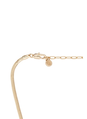 Ettika GYPSY-SET 水晶短项链 金属金色REVOLVE小众新款