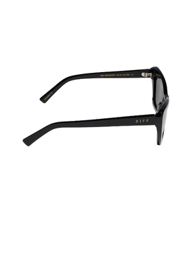 DIFF EYEWEAR黑色太阳眼镜猫眼框复古风早秋新品REVOLVE