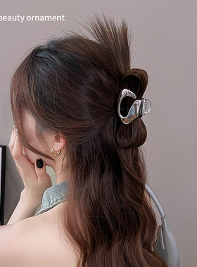 鸡毛毽子假发抓夹女后脑勺