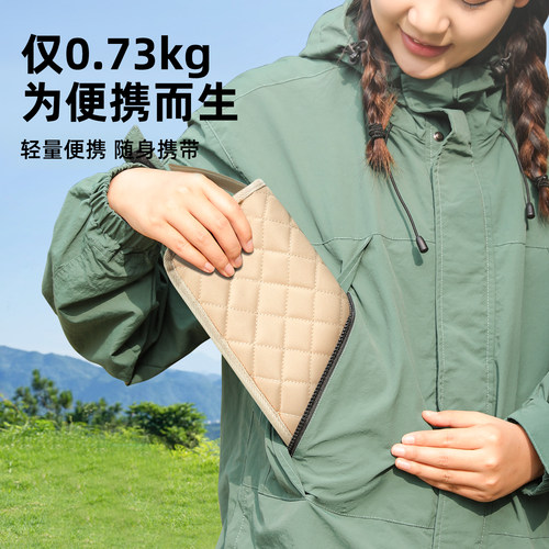 户外折叠凳便携式小马扎露营小板凳野外钓鱼椅子火车无座凳子新型 - 图0