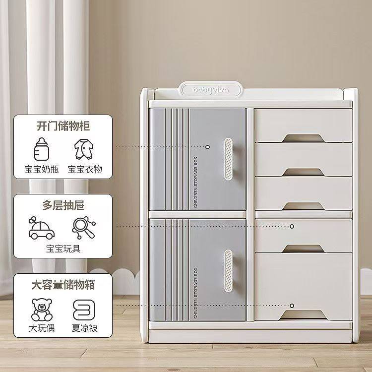 babyviva儿童收纳架落地家用婴儿玩具用品喂养台收纳柜宝宝置物架,淘宝优惠券,粉丝福利购,淘宝优惠卷