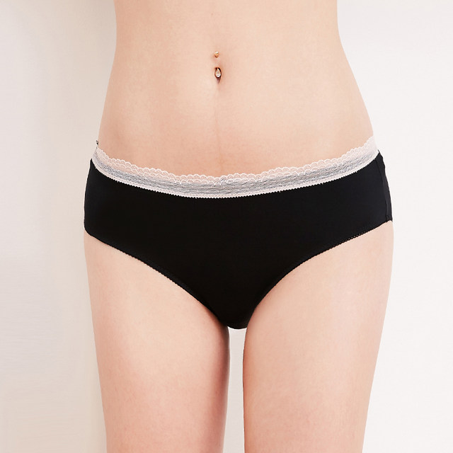 Modal lace skin-friendly low-waist breathable briefs Modal lace skin-friendly low-waist breathable briefs